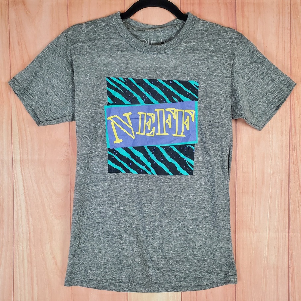 Neff Mens Shirt XS Gary 100% Cotton Crew Neck Short Sleeve Pullover Outdoor
